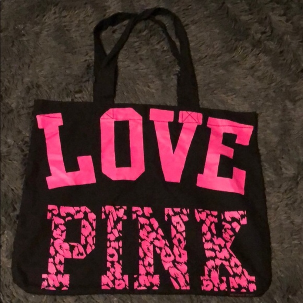 love pink tote bag